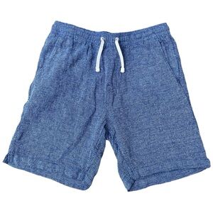 Blue Linen Shorts (S)